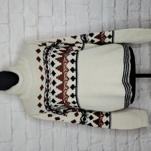 Anthropoloie Guest Brand Cloth Nordic Knit Sweater - Picture 2 of 13